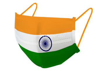 インド国旗 の画像素材 イラスト Cgの写真素材ならイメージナビ