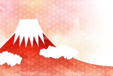 正月 富士山 秋 の画像素材 バックグラウンド イラスト Cgの写真素材ならイメージナビ