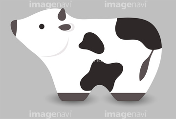 乳牛 イラスト かわいい の画像素材 季節 イベント イラスト Cgのイラスト素材ならイメージナビ