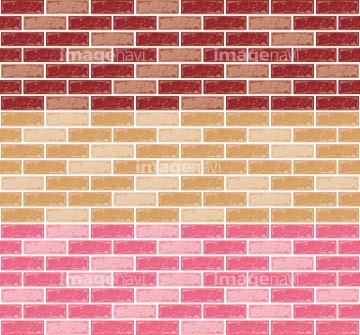 レンガ イラスト 赤煉瓦 の画像素材 テーマ イラスト Cgのイラスト素材ならイメージナビ