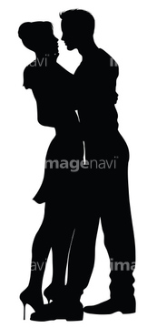 恋人 抱き寄せる シルエット の画像素材 構図 人物の写真素材ならイメージナビ