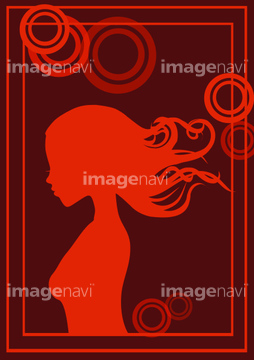 女性 横顔 イラスト 綺麗 かわいい の画像素材 テーマ イラスト Cgのイラスト素材ならイメージナビ