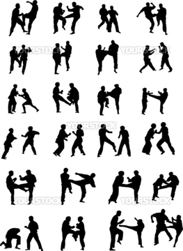 男 拳 シルエット の画像素材 構図 人物の写真素材ならイメージナビ