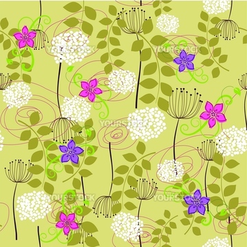 イラスト 花柄 植物柄 アンティーク の画像素材 テーマ イラスト Cgのイラスト素材ならイメージナビ