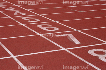 レーンナンバー の画像素材 陸上競技 スポーツの写真素材ならイメージナビ