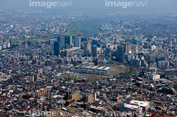 川崎 空撮 町並 びっしり の画像素材 都会 町並 建築の写真素材ならイメージナビ