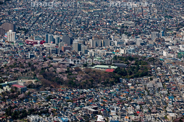 東京 航空写真 大田区 池上本門寺 の画像素材 都会 町並 建築の写真素材ならイメージナビ