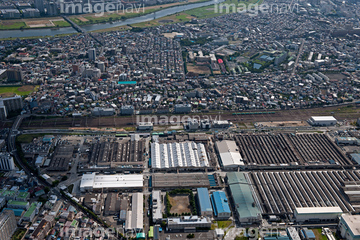 三菱ふそうトラックバス川崎工場 の画像素材 写真素材ならイメージナビ