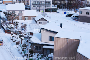 落雪屋根 の画像素材 気象 天気 自然 風景の写真素材ならイメージナビ