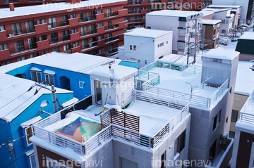 落雪屋根 の画像素材 気象 天気 自然 風景の写真素材ならイメージナビ