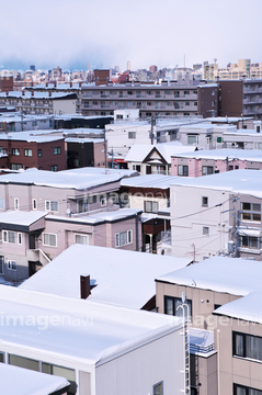落雪屋根 の画像素材 気象 天気 自然 風景の写真素材ならイメージナビ