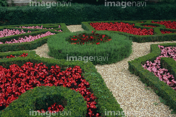 花壇 ヨーロッパ ノットガーデン の画像素材 写真素材ならイメージナビ