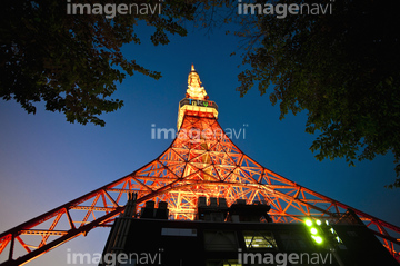 東京タワー シルエット の画像素材 都会 町並 建築の写真素材ならイメージナビ
