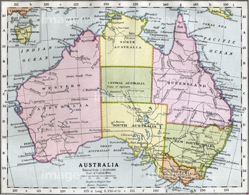 エリア別地図 オーストラリア 地図 の画像素材 世界の地図 地図 衛星写真の地図素材ならイメージナビ