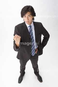 スーツ 男性 俯瞰 ジェスチャー の画像素材 ビジネス 人物の写真素材ならイメージナビ