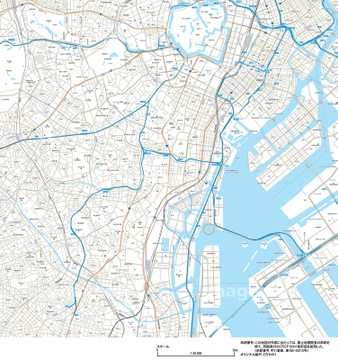 港区 東京都 の画像素材 日本の地図 地図 衛星写真の写真素材