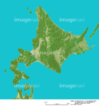 地図 衛星写真 日本の地図 北海道 の画像素材 地図素材ならイメージナビ