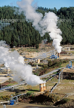 ニュージーランド北島 ワイラケイ地熱発電所 の画像素材 オセアニア 国 地域の写真素材ならイメージナビ