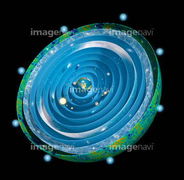 ビッグバン 宇宙マイクロ波背景放射 の画像素材 自然 風景 イラスト Cgの写真素材ならイメージナビ