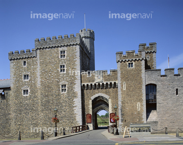 ヨーロッパ 城 城門 カーディフ城 の画像素材 写真素材ならイメージナビ