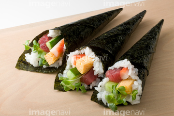 手巻き寿司 の画像素材 和食 食べ物の写真素材ならイメージナビ