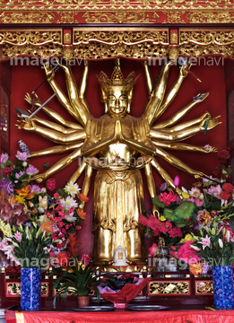 千手観音菩薩像 の画像素材 日本 国 地域の写真素材ならイメージナビ