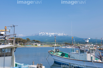 象潟漁港 の画像素材 海路 水路 乗り物 交通の写真素材ならイメージナビ