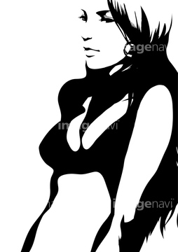 女性 イラスト オシャレ 水着 の画像素材 ライフスタイル イラスト Cgのイラスト素材ならイメージナビ