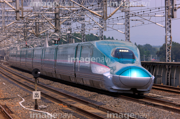 東北新幹線はやぶさ の画像素材 鉄道 乗り物 交通の写真素材ならイメージナビ