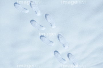 靴跡 雪 気象 の画像素材 色 光 バックグラウンドの写真素材ならイメージナビ