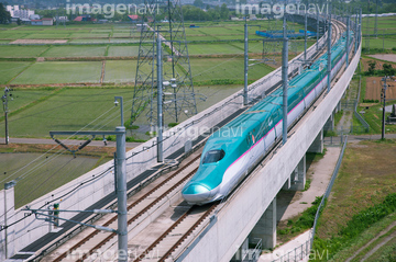 東北新幹線はやぶさ の画像素材 鉄道 乗り物 交通の写真素材ならイメージナビ