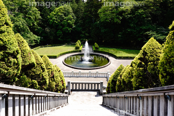 町並 建築 公園 文化財 西洋庭園 噴水装置 日本 の画像素材 写真素材ならイメージナビ
