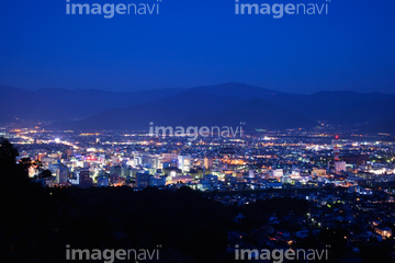 長野市の旭山 の画像素材 都会 町並 建築の写真素材ならイメージナビ