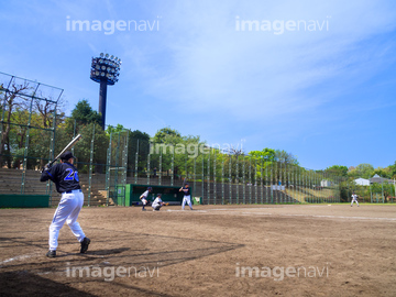 草野球 晴れ の画像素材 球技 スポーツの写真素材ならイメージナビ