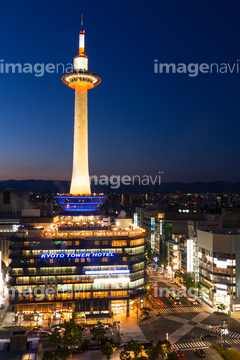 京都タワー の画像素材 日本 国 地域の写真素材ならイメージナビ