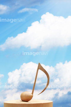 音符 雲 の画像素材 イラスト Cgの写真素材ならイメージナビ