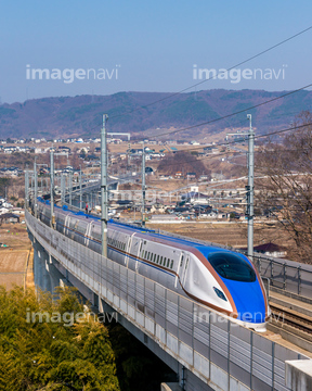 北陸新幹線 冬 の画像素材 鉄道 乗り物 交通の写真素材ならイメージナビ