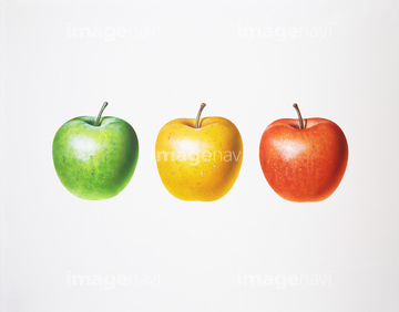 黄リンゴ の画像素材 季節 形態別食べ物 食べ物の写真素材ならイメージナビ