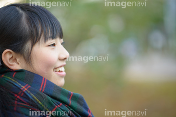 中学生 女子 横顔 かわいい の画像素材 日本人 人物の写真素材ならイメージナビ