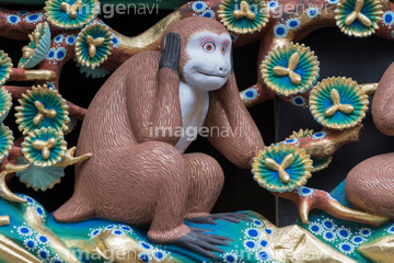 三猿の像 の画像素材 テーマ イラスト Cgの写真素材ならイメージナビ