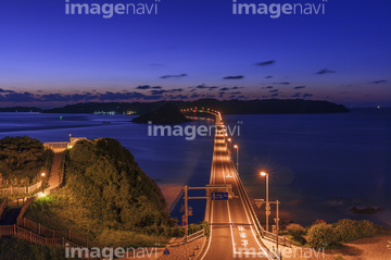 角島 夜 の画像素材 日本 国 地域の写真素材ならイメージナビ