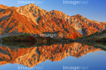 白馬村 紅葉 白馬岳 の画像素材 川 湖沼 自然 風景の写真素材ならイメージナビ