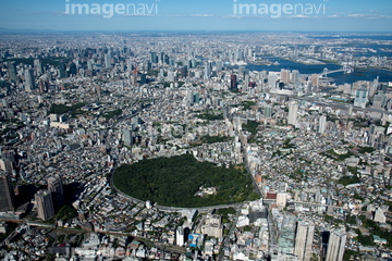 東京 航空写真 台東区 港区 東京都 の画像素材 都会 町並 建築の写真素材ならイメージナビ