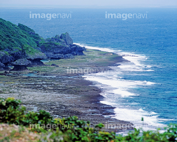 自然 風景 海 海岸 沖縄 糸満市 の画像素材 写真素材ならイメージナビ