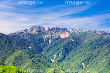 白山連峰 夏 の画像素材 山 自然 風景の写真素材ならイメージナビ