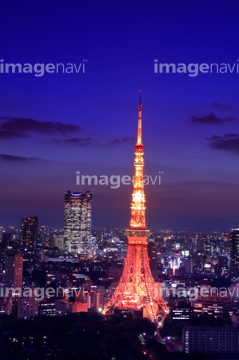 東京タワー シルエット 夕 の画像素材 日本 国 地域の写真素材ならイメージナビ