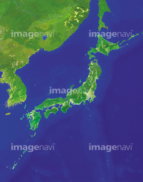 日本列島 の画像素材 日本の地図 地図 衛星写真の写真素材ならイメージナビ