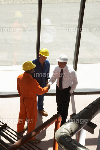 Factory Workers at Water Treatment Plant