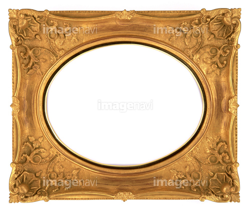 風景油彩画 アンティーク な油絵金色フレーム付きビンテージ 日